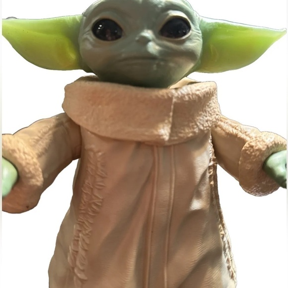 Star Wars The Mandalorian Kids Throw Blanket Precious Cargo & Baby Yoda Figure - Picture 9 of 13